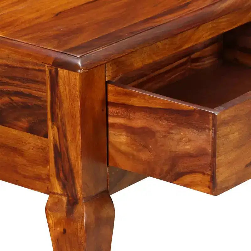 vidaXL Consolle Legno Massello di Acacia Naturale Marrone Medio