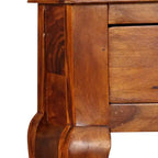 vidaXL Consolle Legno Massello di Acacia Naturale Marrone Medio