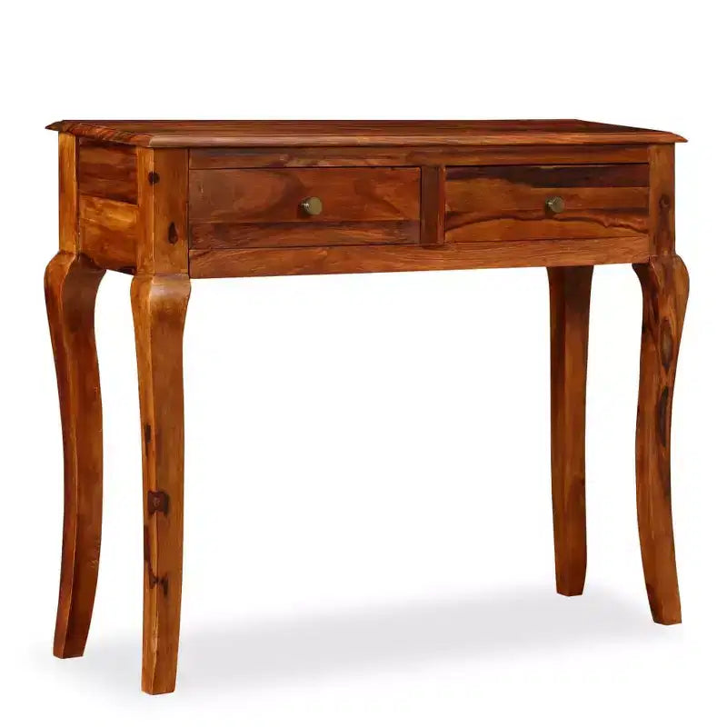 vidaXL Console Table Acacia Wood Natural Solid Acacia Wood Medium - Brown
