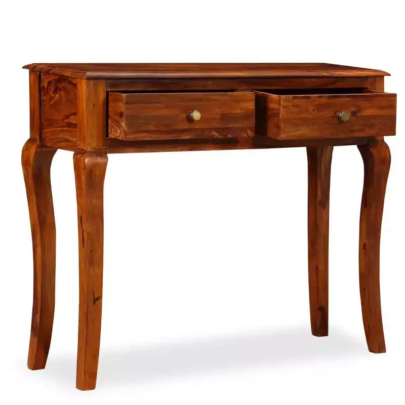 vidaXL Consolle Legno Massello di Acacia Naturale Marrone Medio