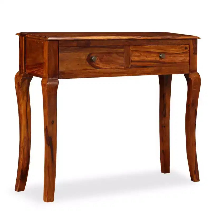 vidaXL Consolle Legno Massello di Acacia Naturale Marrone Medio