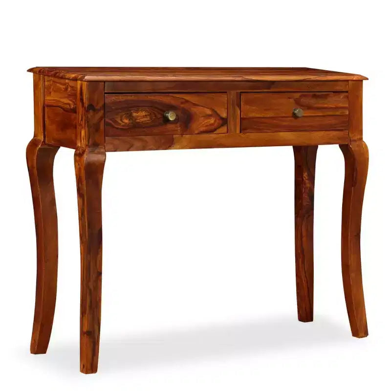vidaXL Console Table Acacia Wood Natural Solid Acacia Wood Medium - Brown