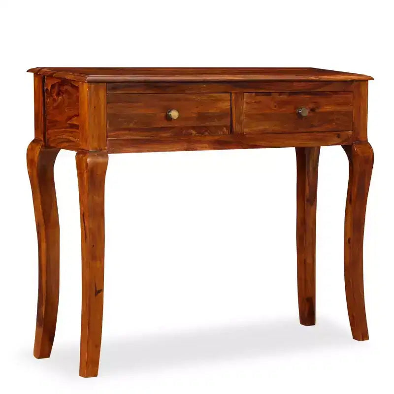 vidaXL Consolle Legno Massello di Acacia Naturale Marrone Medio