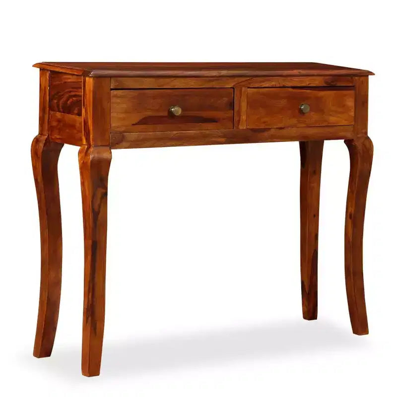 vidaXL Consolle Legno Massello di Acacia Naturale Marrone Medio