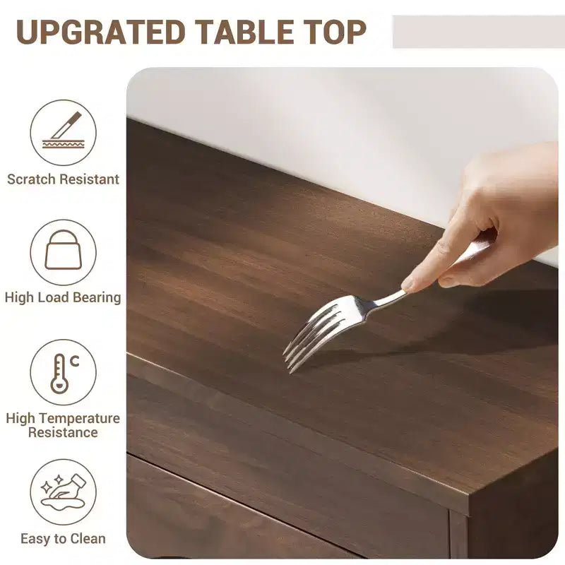 Dispensa da cucina con ante in vetro, 4 ante, in legno nero/marrone/bianco e marrone