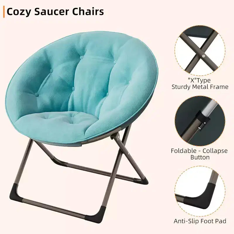 Comoda sedia a farfalla portatile, morbida pelliccia sintetica, oversize, nessun assemblaggio richiesto, per camera da letto, soggiorno, dormitorio, per bambini, ragazzi e adulti
