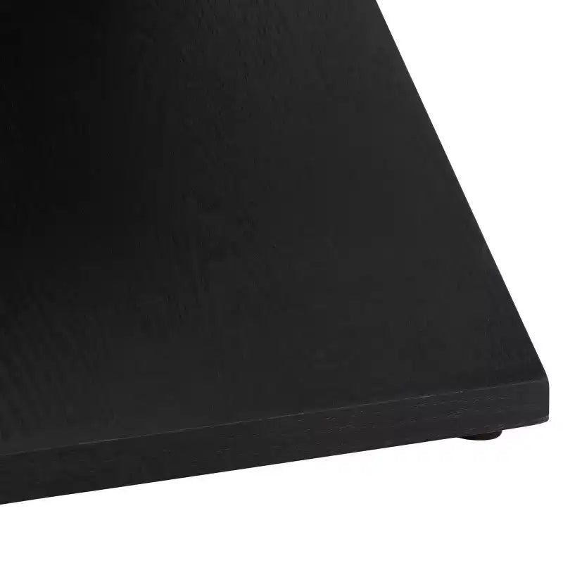 Sgabello in legno Lucy con cuscino - Nero/Bianco - SEI