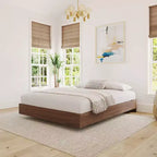 Letto a piattaforma Queen Alibi Noce - Nexera