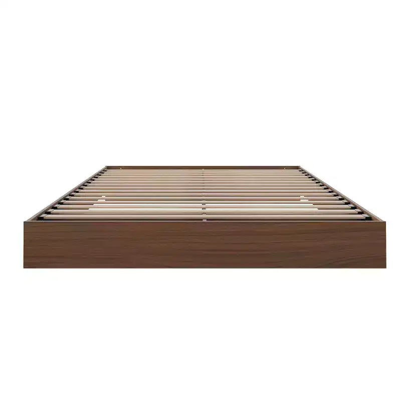 Letto a piattaforma Queen Alibi Noce - Nexera