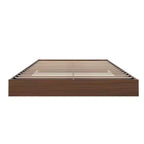 Letto a piattaforma Queen Alibi Noce - Nexera