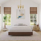 Letto a piattaforma Queen Alibi Noce - Nexera