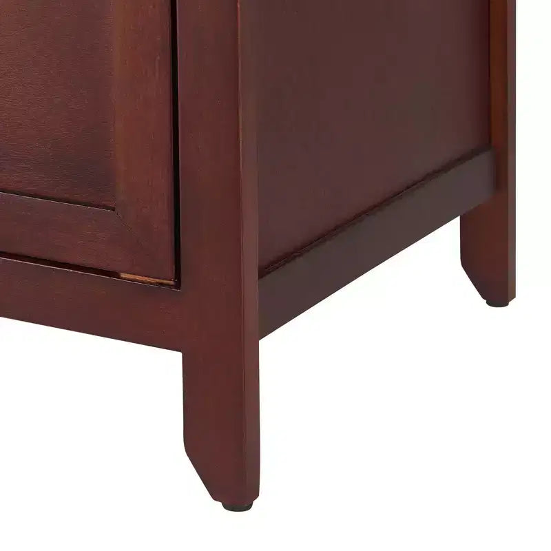 Tavolino Alcott con cassetto singolo e armadietto - ClickDecor