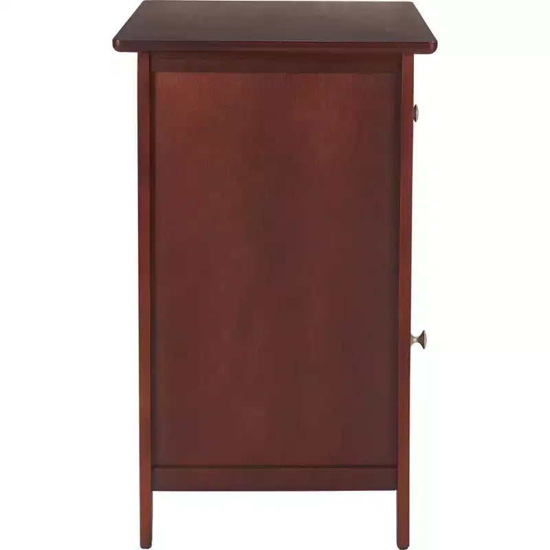 Tavolino Alcott con cassetto singolo e armadietto - ClickDecor