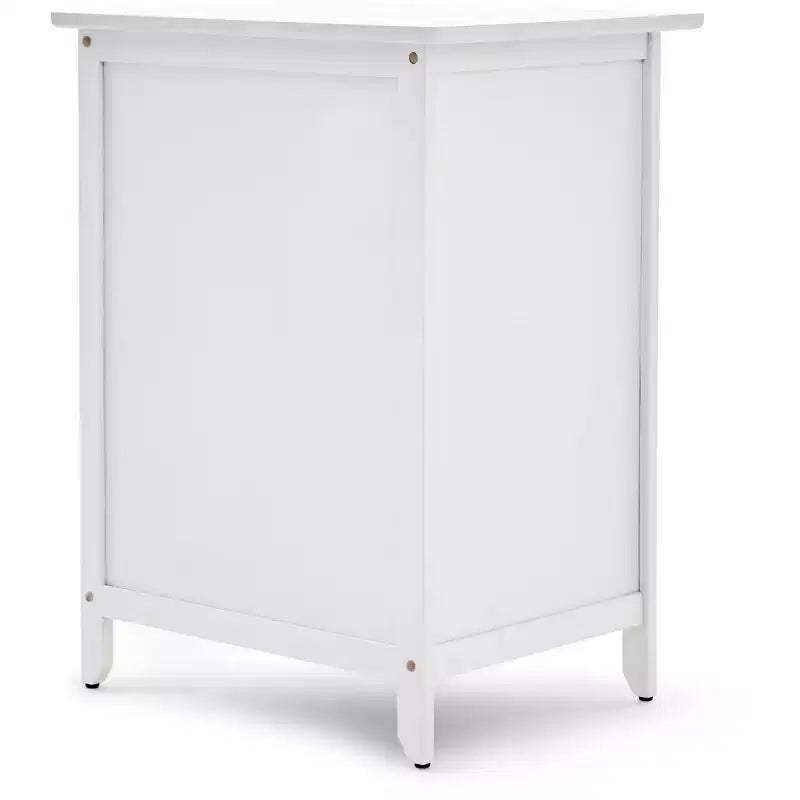 Alcott Side Table with Single Drawer and Storage Cabinet - ClickDecor