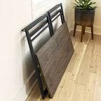 Flash Furniture Scrivania Pieghevole Rustica per Computer da Ufficio - 40