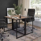 Flash Furniture Scrivania Pieghevole Rustica per Computer da Ufficio - 40
