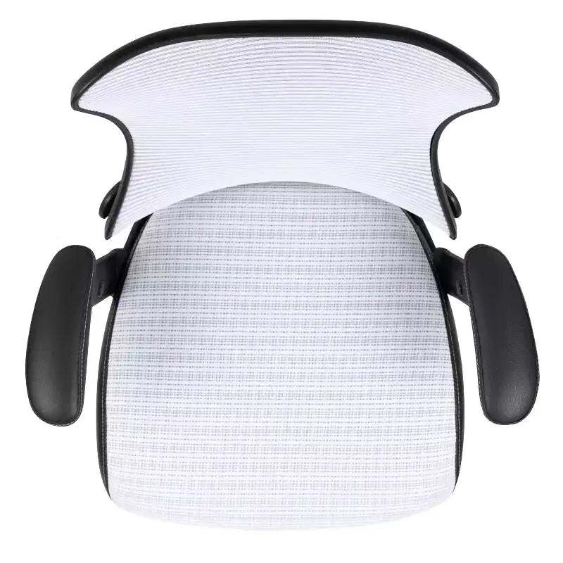 Sedia da ufficio ergonomica girevole Flash Furniture con schienale alto in rete, braccioli regolabili
