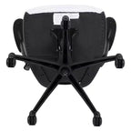 Sedia da ufficio ergonomica girevole Flash Furniture con schienale alto in rete, braccioli regolabili