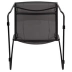 Flash Furniture Serie HERCULES Sedia impilabile con capacità di 300 kg, schienale ventilato e base a slitta verniciata a polvere
