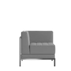Flash Furniture HERCULES Imagination Series Poltrona Angolare Sinistra Modulare Contemporanea con Seduta Trapuntata Capitonnè e Telaio Contenitore