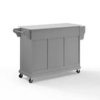 Carrello da cucina con ripiano in granito e ruote – Bianco / Ciliegio / Nero / Grigio, 1 persona