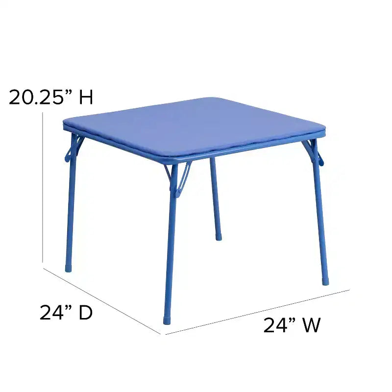 Emma and Oliver Kids Folding Game and Activity Table - Toddler Table for Daycare Center