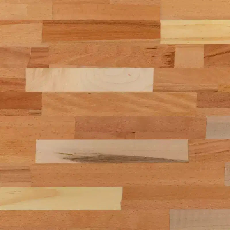 Piano tavolo rotondo in legno massello naturale, 2 posti / 3 posti