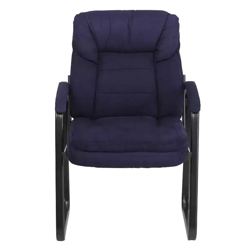Sedia da ricevimento direzionale Emma and Oliver con supporto lombare e base a slitta