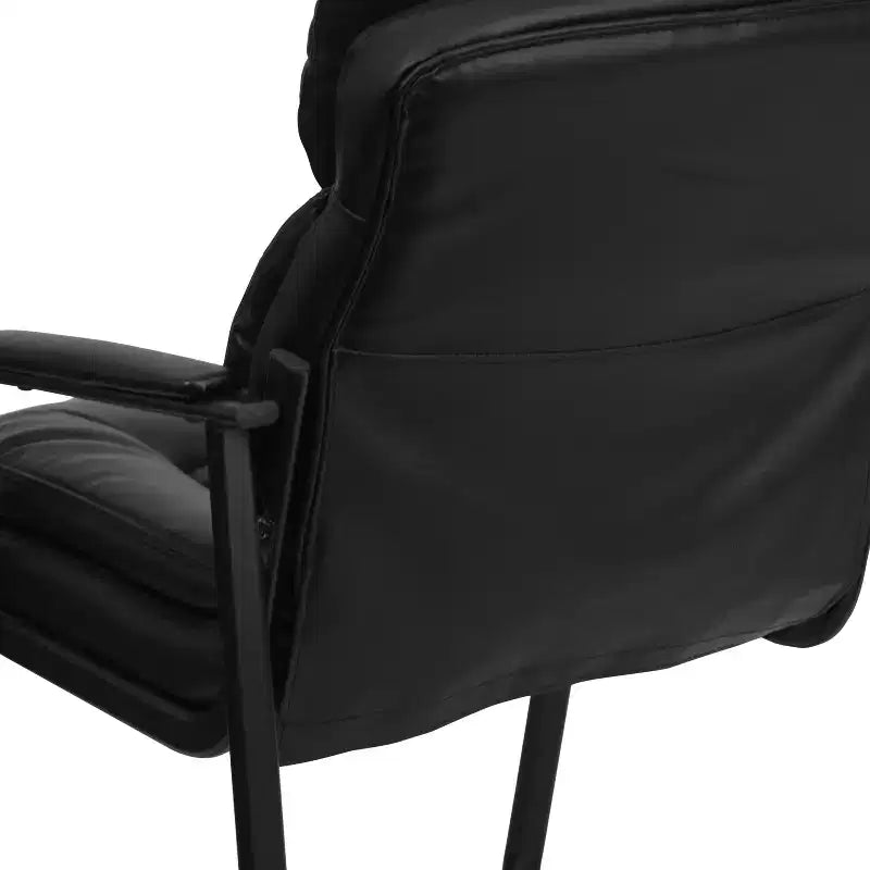 Sedia da ricevimento direzionale Emma and Oliver con supporto lombare e base a slitta