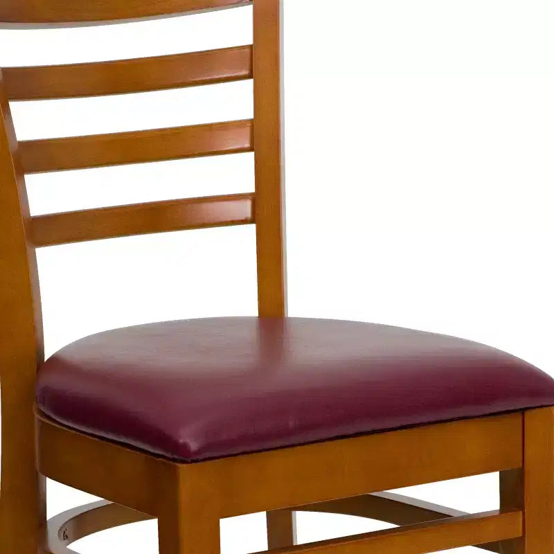 Emma and Oliver Ladder Back Wooden Restaurant Dining Chair