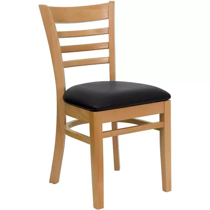 Emma and Oliver Ladder Back Wooden Restaurant Dining Chair