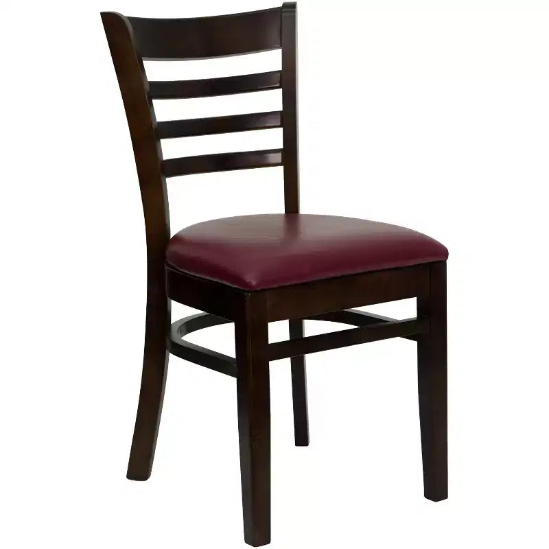 Emma and Oliver Ladder Back Wooden Restaurant Dining Chair