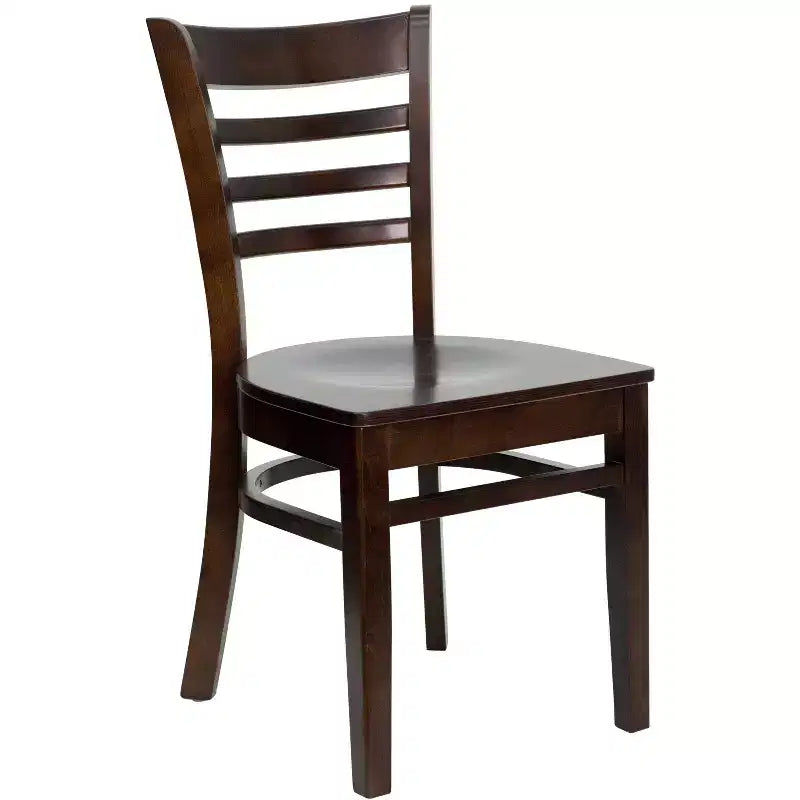 Emma and Oliver Ladder Back Wooden Restaurant Dining Chair