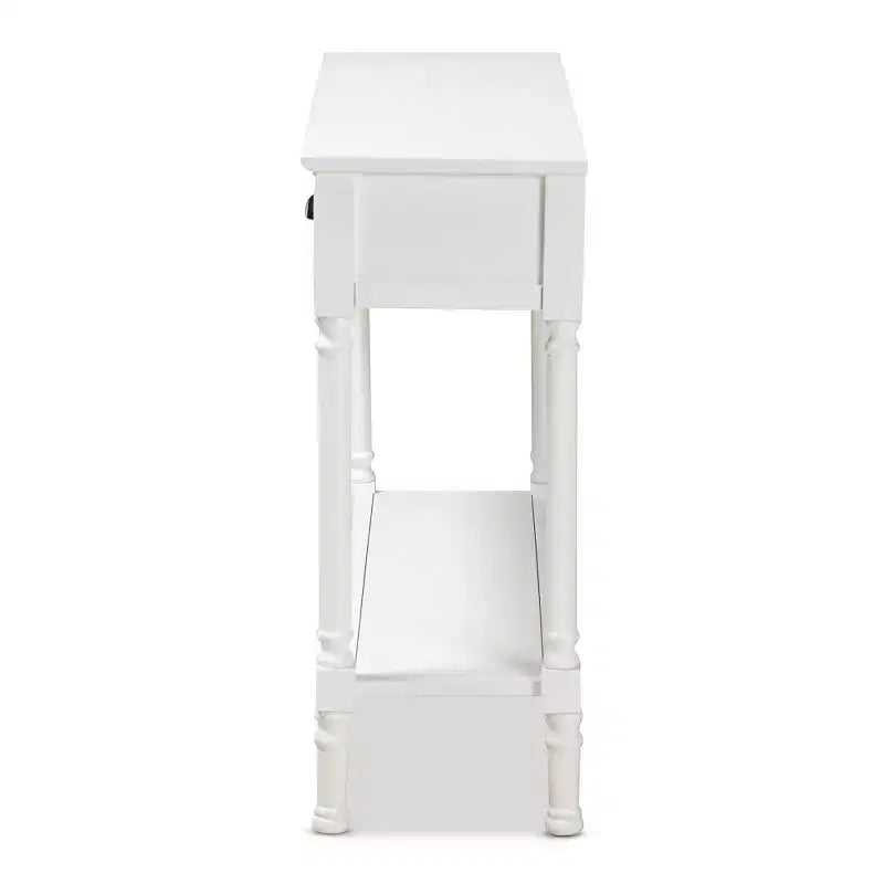 Console da ingresso Garvey Wood con 3 cassetti - Baxton Studio