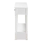 Console da ingresso Garvey Wood con 3 cassetti - Baxton Studio