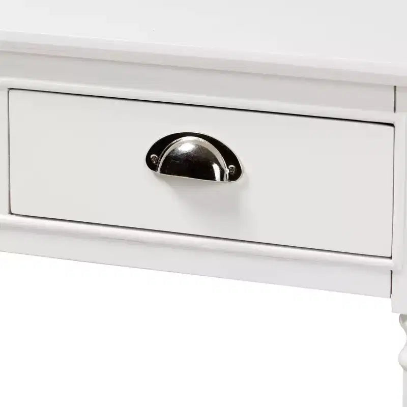 Console da ingresso Garvey Wood con 3 cassetti - Baxton Studio