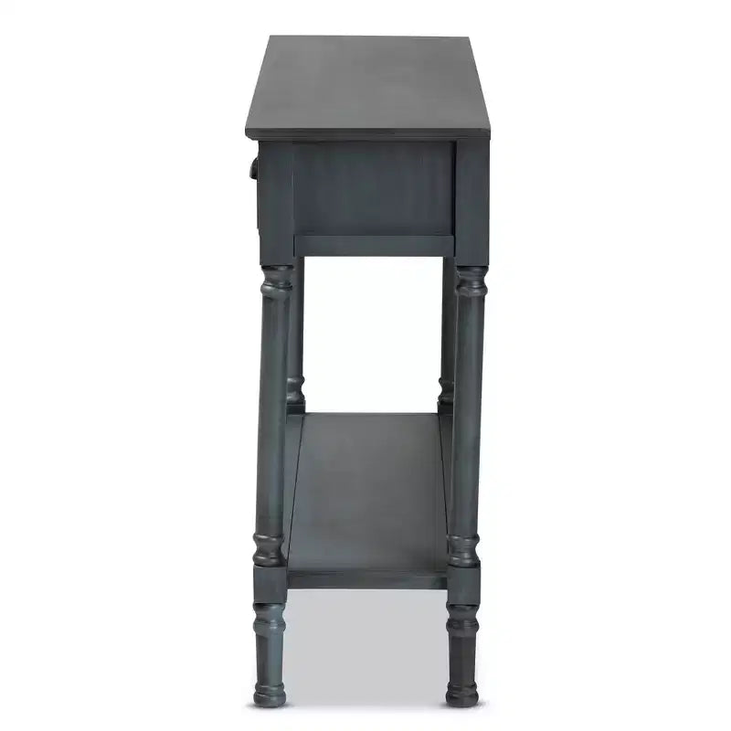 Garvey Wood 3 Drawer Entryway Console Table - Baxton Studio